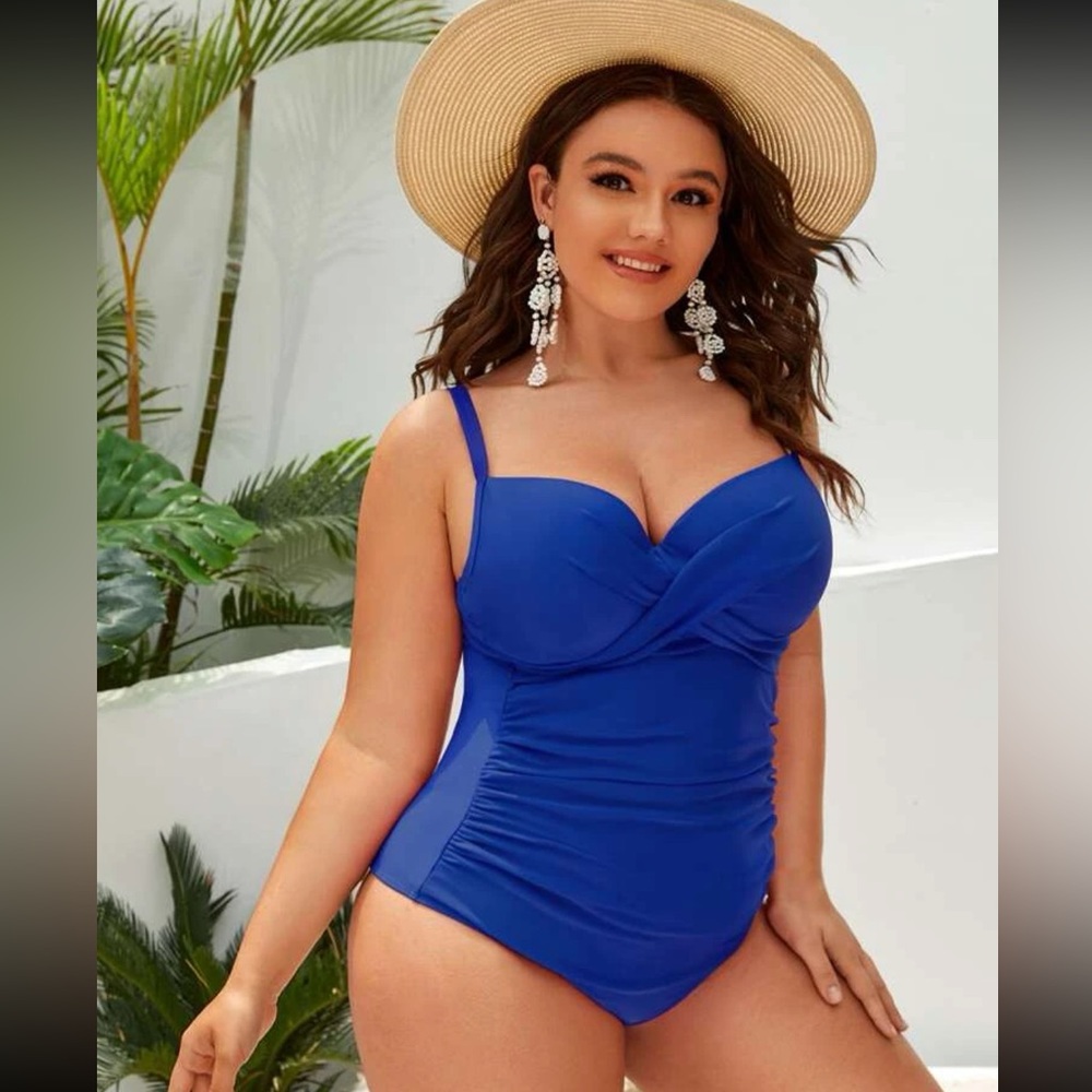Swim suit one piece.